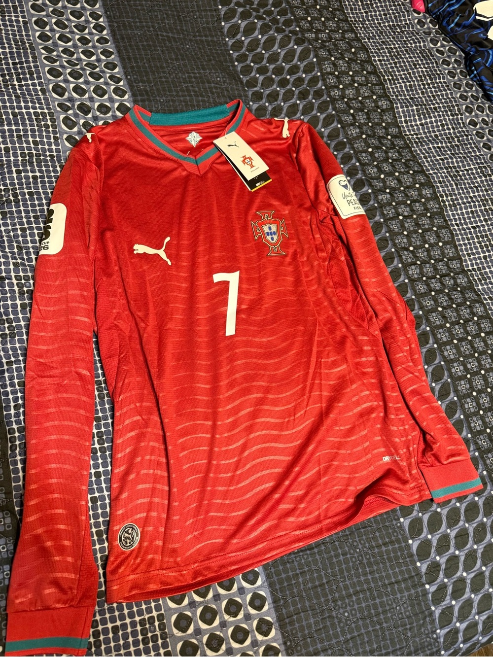 Portugal soccer world cup 2026 cristiano ronaldo cr7 jersey long sleeve new